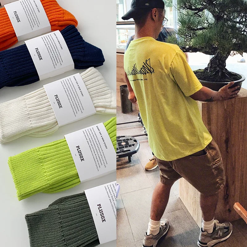 Fashion Brand Slouch Knitting Socks For Men Women Gift Pure Color Simple Style Sock Stripe Orange Fluorescent Green Socks
Fashion Brand Slouch Knitting Socks For Men Women Gift Pure Color Simple Style Sock Stripe Orange Fluorescent Green Socks