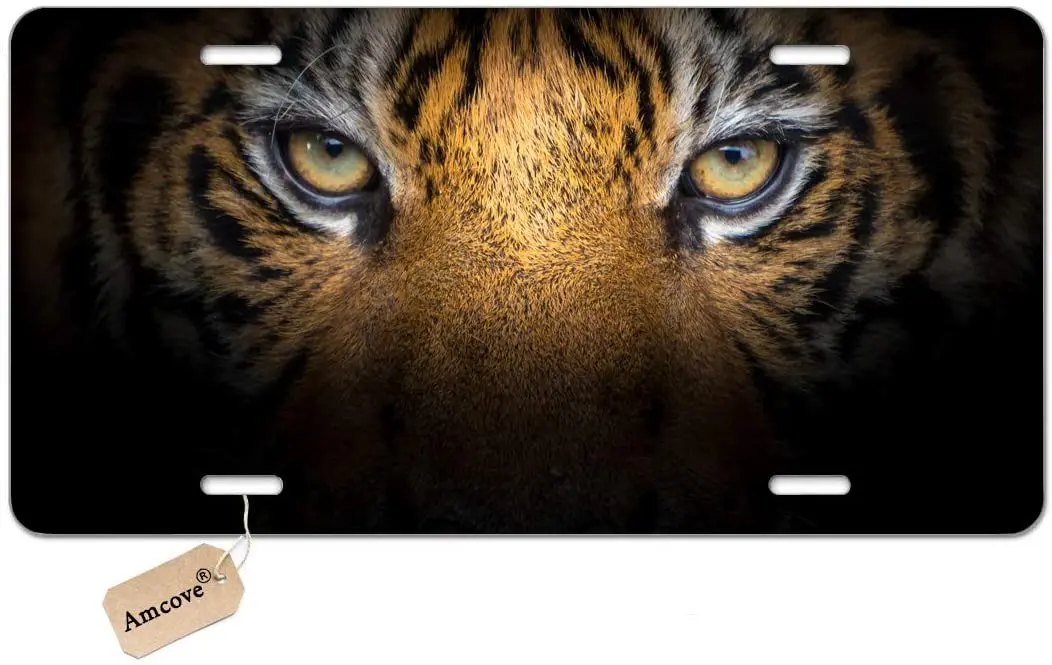 Amcove License Plate Tiger face Decorative Car Front License Plate,Vanity Tag,Metal Car Plate,Aluminum Novelty License Plate
Amcove License Plate Tiger face Decorative Car Front License Plate,Vanity Tag,Metal Car Plate,Aluminum Novelty License Plate