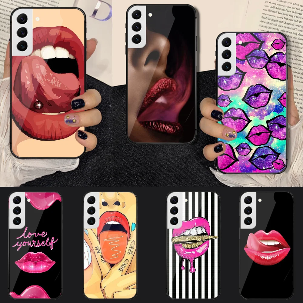Fashion Sexy Red Lip Kiss Tempered Glass Phone Case Cover For Samsung Galaxy A S 9 12 13 20 21 22 32 33 Fe 5G Plus Ultra
Fashion Sexy Red Lip Kiss Tempered Glass Phone Case Cover For Samsung Galaxy A S 9 12 13 20 21 22 32 33 Fe 5G Plus Ultra