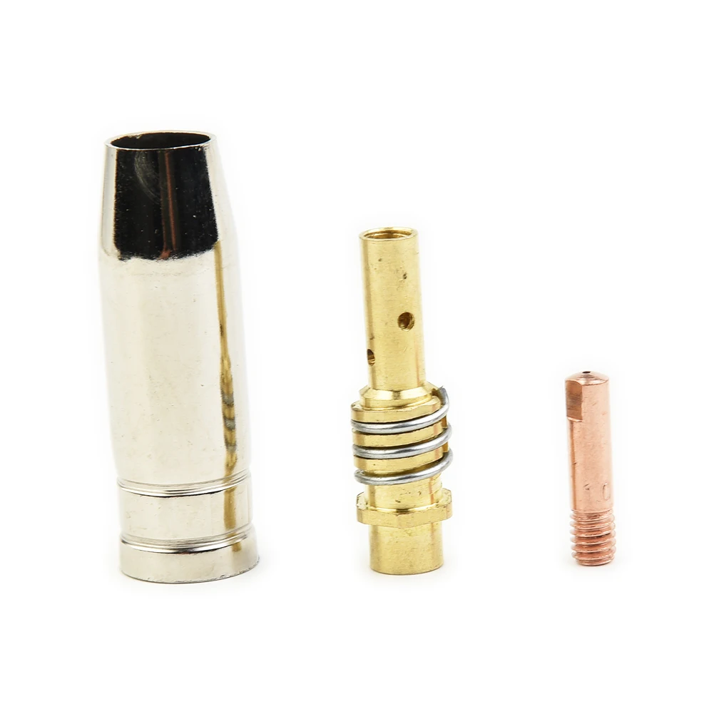 3pcs Set 15AK 1.0mm Contact Tip Welding Accessories Replacement Air Cooled Contact Tip Gas Nozzle MB MIG Torch
3pcs Set 15AK 1.0mm Contact Tip Welding Accessories Replacement Air Cooled Contact Tip Gas Nozzle MB MIG Torch