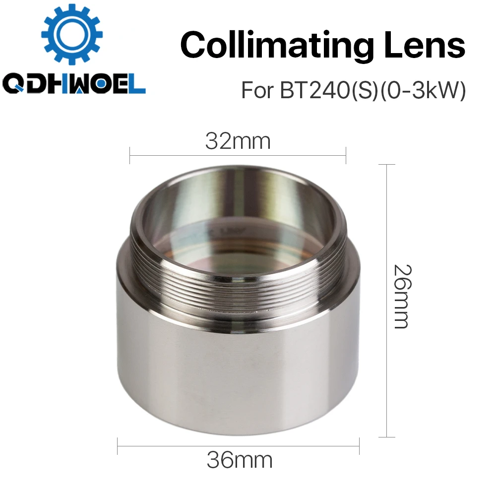 Волоконный лазерный фокусный объектив BT240S D30 F100 F125mm с держателем объектива для лазерной режущей головки Raytools BT240 BT240S 0-4 кВт
Волоконный лазерный фокусный объектив BT240S D30 F100 F125mm с держателем объектива для лазерной режущей головки Raytools BT240 BT240S 0-4 кВт