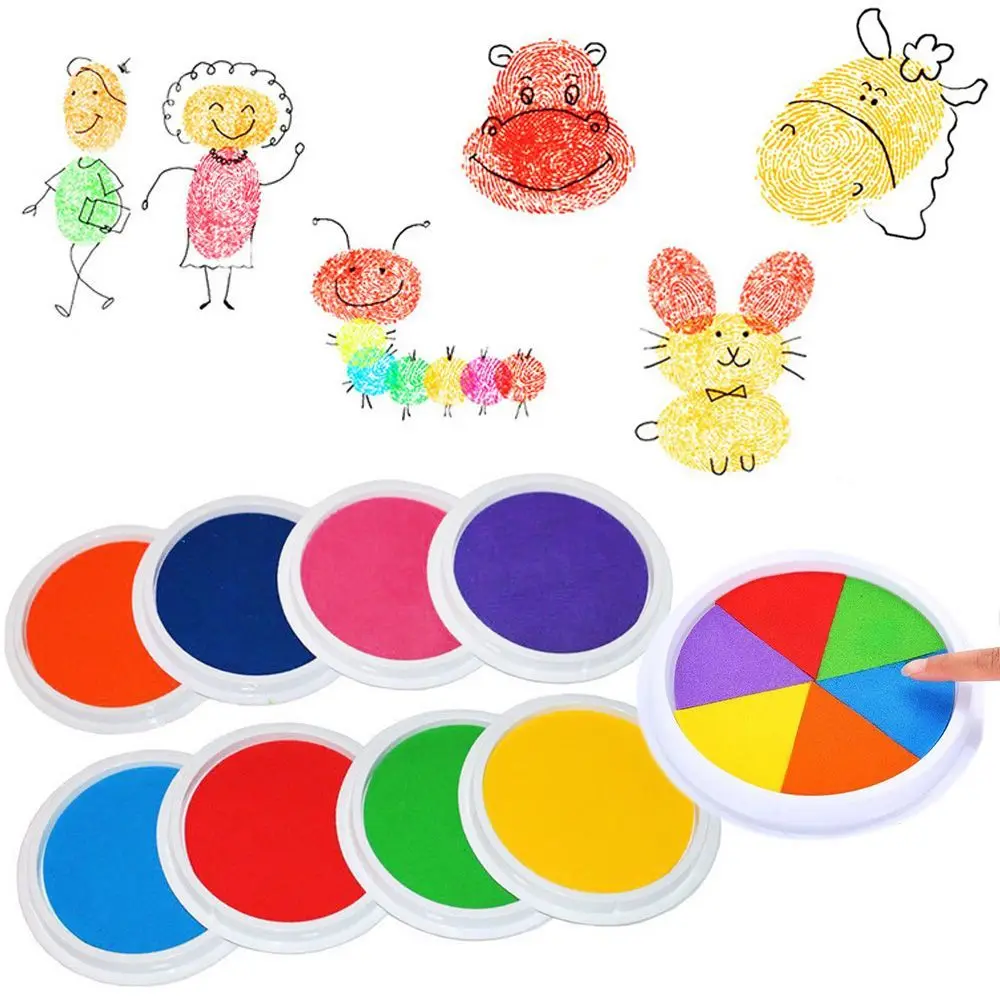 Creativity Cardmaking Kids Education DIY Craft Ink Pad Stamp Finger Painting Drawing Toys
Creativity Cardmaking Kids Education DIY Craft Ink Pad Stamp Finger Painting Drawing Toys