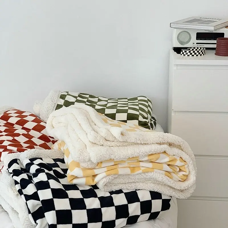 Retro Checkerboard Plaid Throw Blankets Autumn Winter Thick Warm Shawl Sofa Bed Fuzzy Soft Blanket 100x150cm 150x200cm
Retro Checkerboard Plaid Throw Blankets Autumn Winter Thick Warm Shawl Sofa Bed Fuzzy Soft Blanket 100x150cm 150x200cm