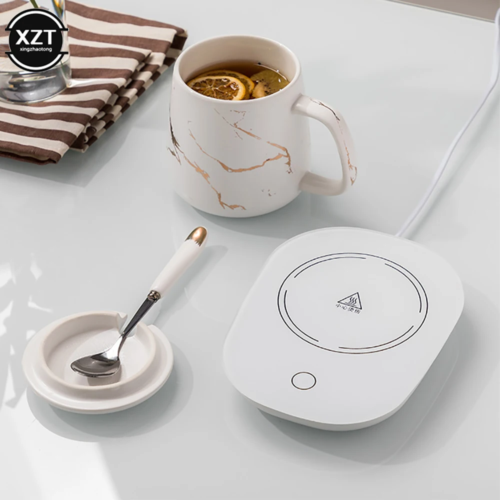 Warmer Insulation CUP Thermostat Coaster USB EU Plug Cup for Home Office Daily Beverage Coffee Cup Heating Mat
Warmer Insulation CUP Thermostat Coaster USB EU Plug Cup for Home Office Daily Beverage Coffee Cup Heating Mat
