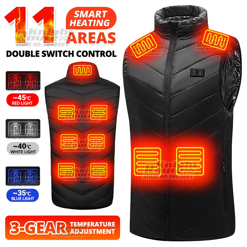 Жилет с электроподогревом для мужчин и женщин, спортивная одежда с 11 зонами, теплое пальто с USB-зарядкой, для кемпинга, походов
Жилет с электроподогревом для мужчин и женщин, спортивная одежда с 11 зонами, теплое пальто с USB-зарядкой, для кемпинга, походов