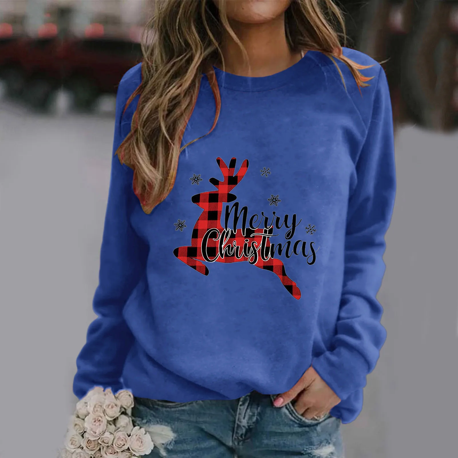 Baggy Sweatshirt Women Fleece Sweatshirt Womens Christmas Print O Neck Sweatshirt Sweater with Longer Back Fleece Lined Pullover
Baggy Sweatshirt Women Fleece Sweatshirt Womens Christmas Print O Neck Sweatshirt Sweater with Longer Back Fleece Lined Pullover
