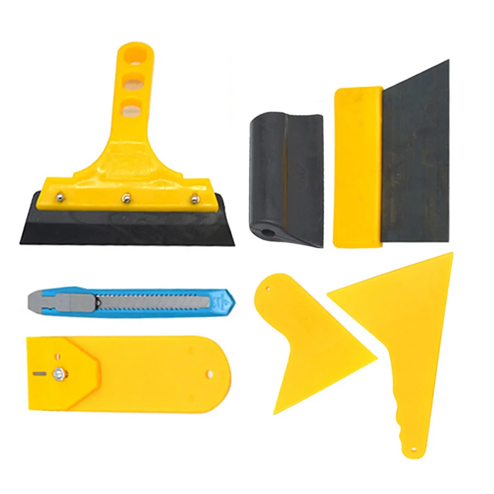 7pcs Car Beauty Scraper Set Window Tint Kit Car Wrapping Tool with Triangle Squeegee Wrap Knife Rubber Roller Vinyl Wrap
7pcs Car Beauty Scraper Set Window Tint Kit Car Wrapping Tool with Triangle Squeegee Wrap Knife Rubber Roller Vinyl Wrap