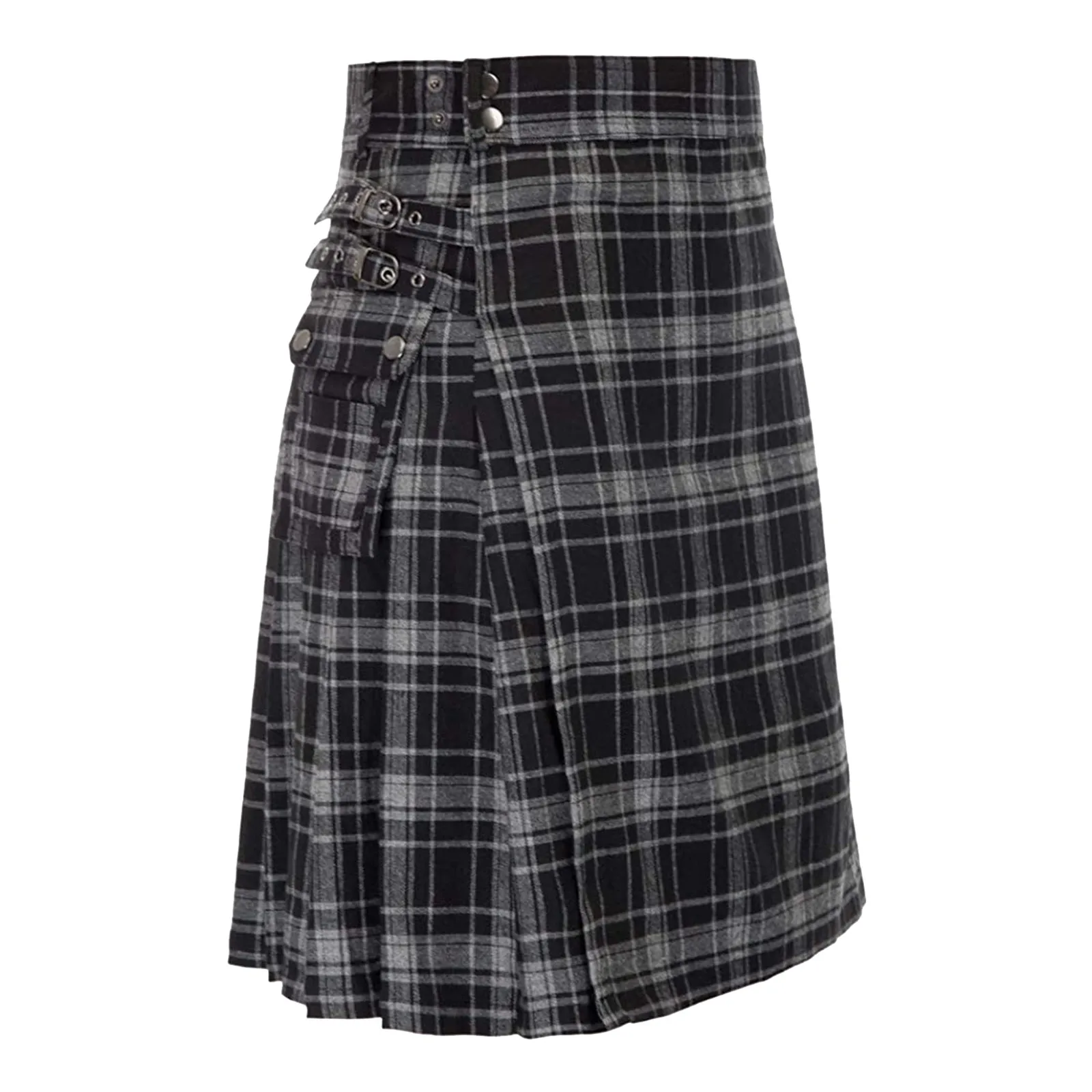 Mens Fashion Scottish Style Plaid Contrast Color Pocket Pleated Skirt Pants Mens Big And Tall Foam Slip
Mens Fashion Scottish Style Plaid Contrast Color Pocket Pleated Skirt Pants Mens Big And Tall Foam Slip