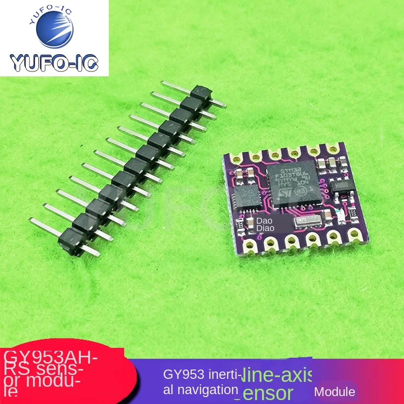 Free Ship 1pcs GY953 AHRS Nine-Axis Inertial Navigation Sensor Module Electronic Compass With Tilt Compensation Module Sensor
Free Ship 1pcs GY953 AHRS Nine-Axis Inertial Navigation Sensor Module Electronic Compass With Tilt Compensation Module Sensor