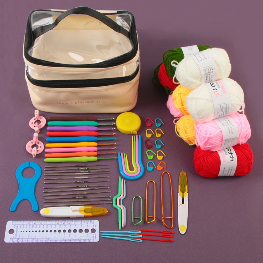 1 Set Novice Crochet Kits For Beginners Multi-color Storage Kits For Portable Hand DIY Knitting Sewing Needles Knitting Tools
1 Set Novice Crochet Kits For Beginners Multi-color Storage Kits For Portable Hand DIY Knitting Sewing Needles Knitting Tools