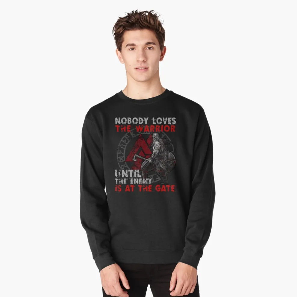 Valknut Rune Viking Warrior Motto Inscription Sweatshirt New 100% Cotton Comfortable Casual Mens Pullover Hoodie Streetwear
Valknut Rune Viking Warrior Motto Inscription Sweatshirt New 100% Cotton Comfortable Casual Mens Pullover Hoodie Streetwear