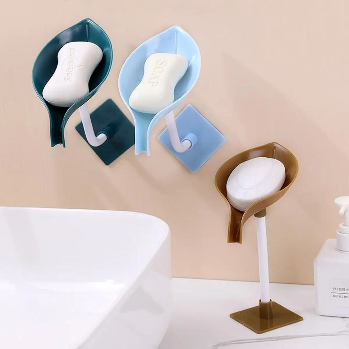 Creative Leaf Soap Box Drain Soap Box Hole Free Household Storage Rack Toilet Bathroom Soap Storage Rack
Creative Leaf Soap Box Drain Soap Box Hole Free Household Storage Rack Toilet Bathroom Soap Storage Rack