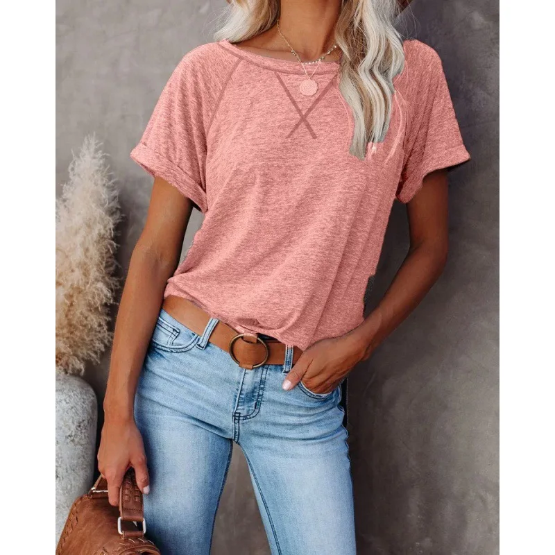 2022 women's maternity summer new solid color short-sleeved T-shirt GRAY22
2022 women's maternity summer new solid color short-sleeved T-shirt GRAY22