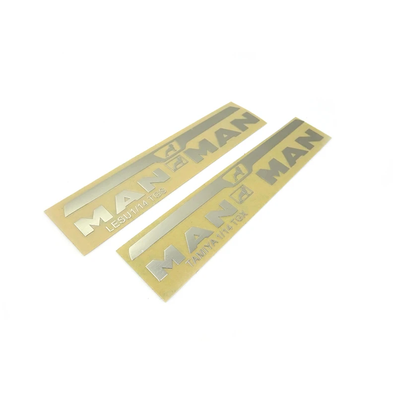 Silver Waterproof Logo Stickers Car Decals For 1:14 Tamiya Tractor MAN TGX Lesu Dump Truck MAN TGS Rc Trucks Body Case Diy Part
Silver Waterproof Logo Stickers Car Decals For 1:14 Tamiya Tractor MAN TGX Lesu Dump Truck MAN TGS Rc Trucks Body Case Diy Part