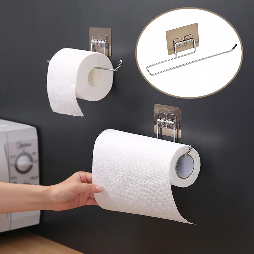 Towel Bar Stainless Steel Punch-Free Kitchen Bathroom Roll Paper Towel Rack Iron Rack Lazy Rag Bracket Hand Towel Holder
Towel Bar Stainless Steel Punch-Free Kitchen Bathroom Roll Paper Towel Rack Iron Rack Lazy Rag Bracket Hand Towel Holder