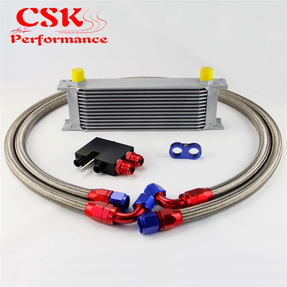 13 Row 248mm AN10 British Oil Cooler Kit Fits For BMW N54 Engine Twin Turbo 135i E82 335i E90 E92 E93 Silver
13 Row 248mm AN10 British Oil Cooler Kit Fits For BMW N54 Engine Twin Turbo 135i E82 335i E90 E92 E93 Silver