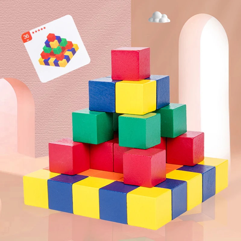 2.5×2.5×2.5cm Wooden Cubes Blocks 50pcs Rainbow Color Cube Building Blocks Board Game Intelligence Math Toys for Children
2.5×2.5×2.5cm Wooden Cubes Blocks 50pcs Rainbow Color Cube Building Blocks Board Game Intelligence Math Toys for Children