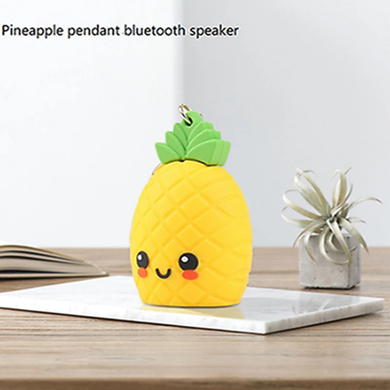 Mini cute cartoon Pineapple Bluetooth speaker Summer portable girl heart mobile phone wireless subwoofer small speaker
Mini cute cartoon Pineapple Bluetooth speaker Summer portable girl heart mobile phone wireless subwoofer small speaker