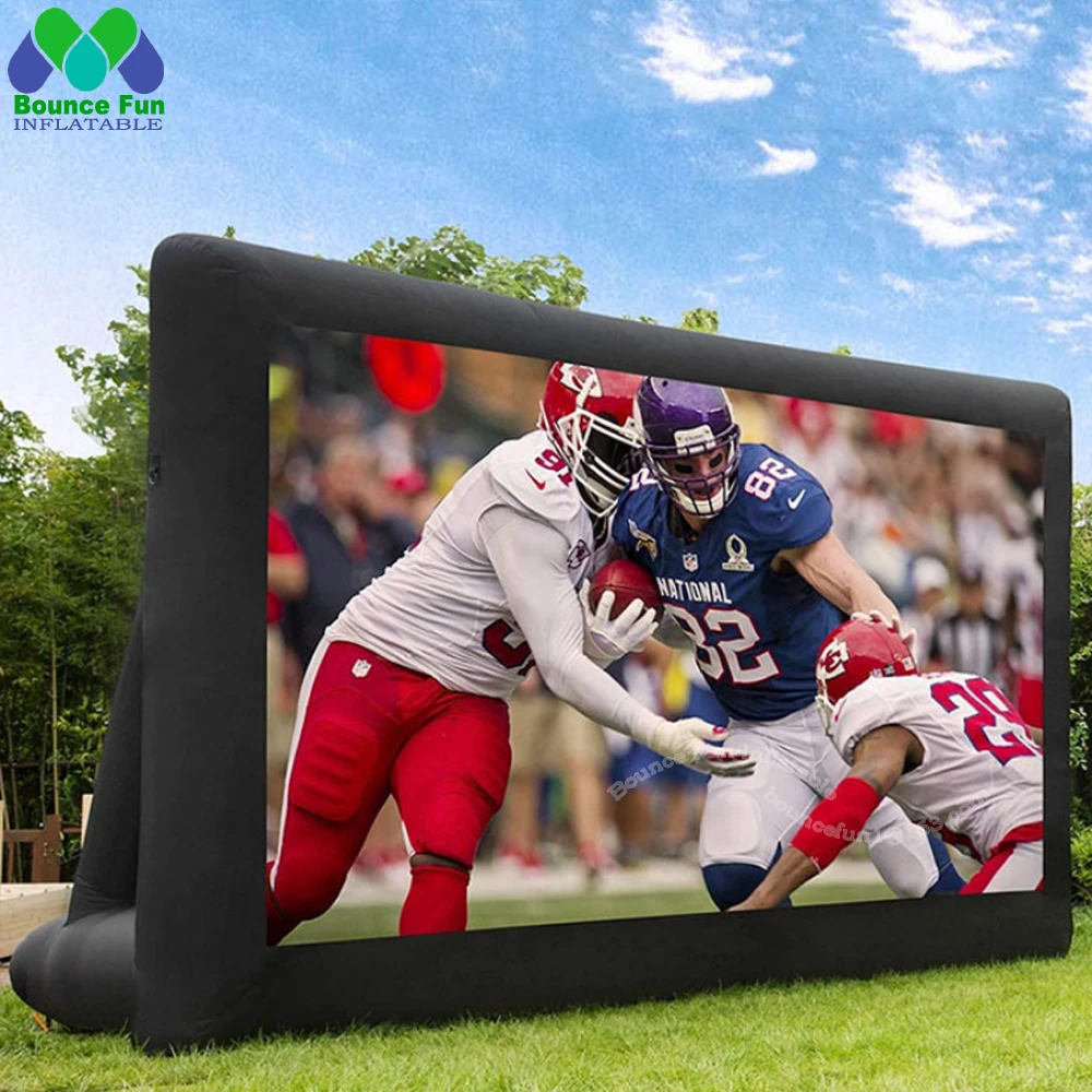 14/16ft Outdoor Inflatable Movie Screen Projector Movie Film Screen For Home Backyard Party Games Theater Cinema With Fan
14/16ft Outdoor Inflatable Movie Screen Projector Movie Film Screen For Home Backyard Party Games Theater Cinema With Fan