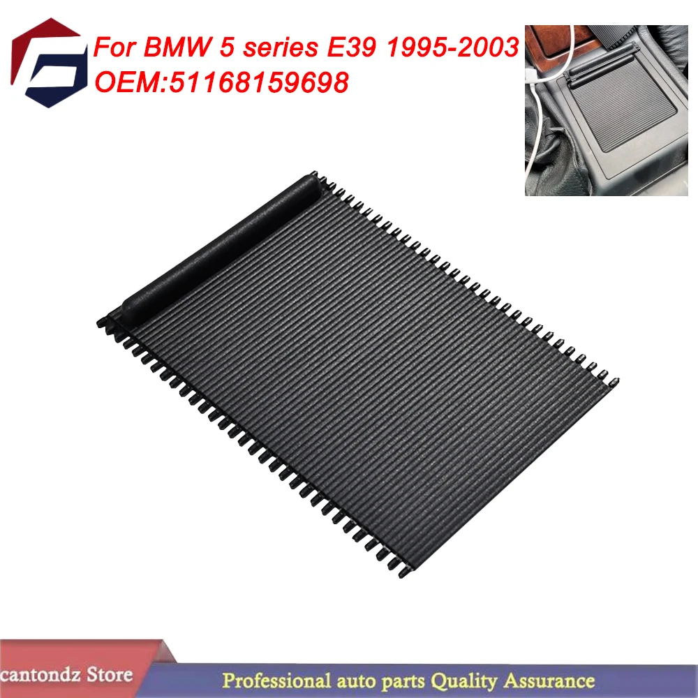 Черный лоток для хранения монет на центральной консоли, крышка отсека для BMW E39 5 SERIES 1995-2003, слайд-роллевая крышка 51168159698
Черный лоток для хранения монет на центральной консоли, крышка отсека для BMW E39 5 SERIES 1995-2003, слайд-роллевая крышка 51168159698 