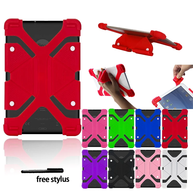 Universal Soft Silicone Stand Cover Case for Linx 10/Linx 1010B 10.1"/Linx 1020 10"/Linx 10V32 10V64 10" Shockproof Tablet Case
Universal Soft Silicone Stand Cover Case for Linx 10/Linx 1010B 10.1"/Linx 1020 10"/Linx 10V32 10V64 10" Shockproof Tablet Case