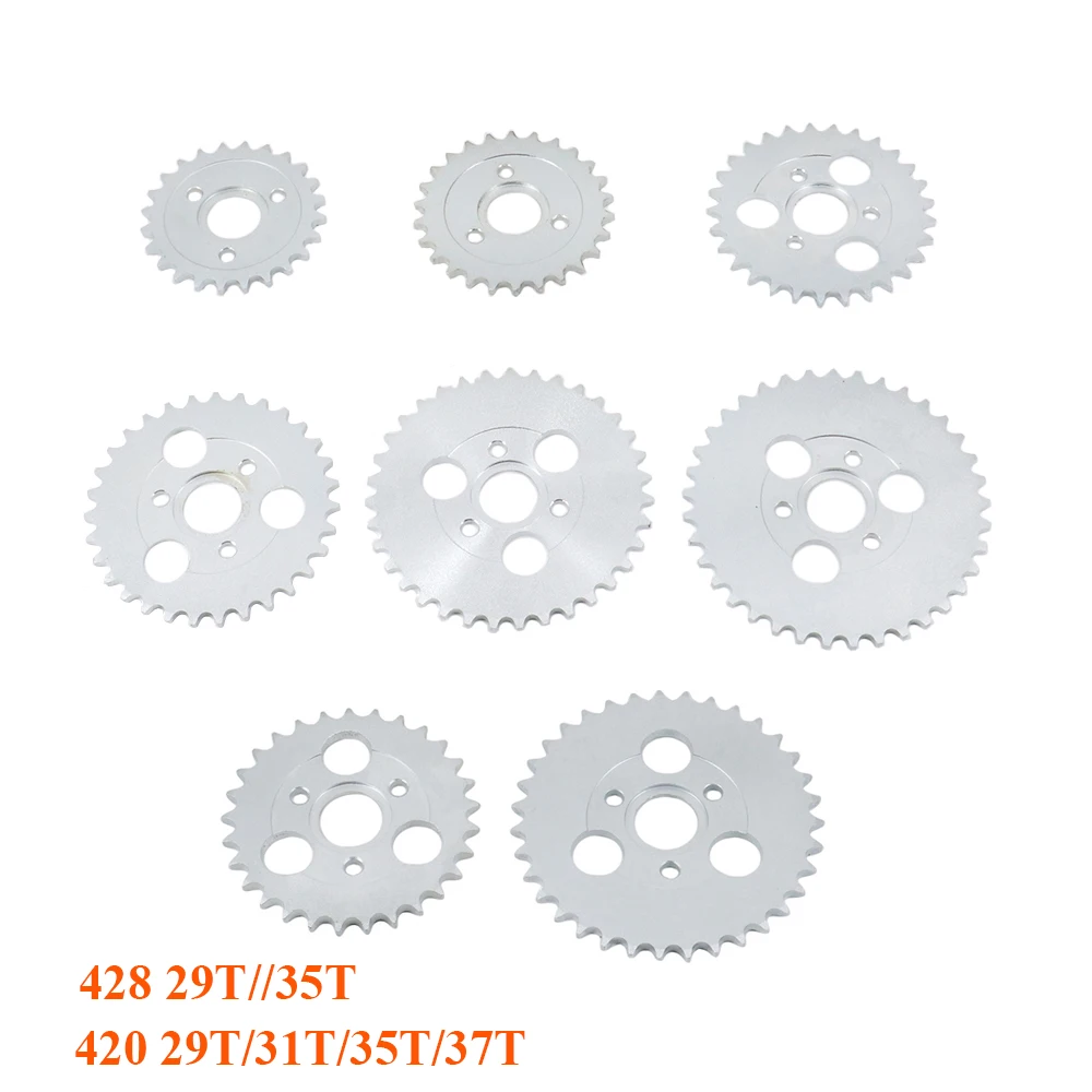 428 420 29T 31T 35T 37T Tooth 30mm Rear Chain Sprocket Gear for Monkey Motorcycle Cross-country Motorcycle
428 420 29T 31T 35T 37T Tooth 30mm Rear Chain Sprocket Gear for Monkey Motorcycle Cross-country Motorcycle