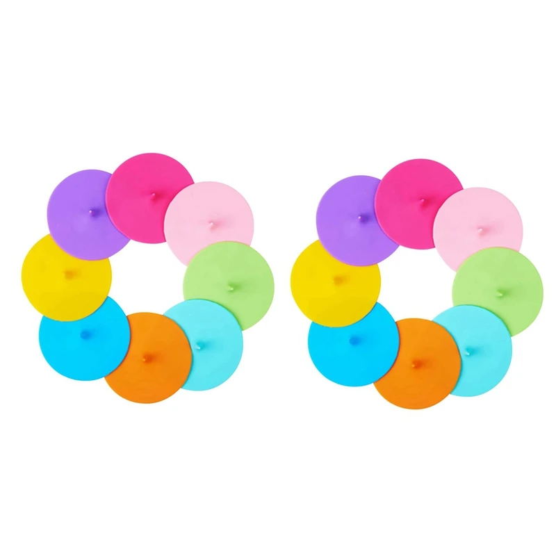 Hot XD-Silicone Cup Lids Drop Cup Cover 16 Set Anti-Dust Airtight Seal Mug Cover Silicone Drink Bowl Lids Hot Cup Lids 
Hot XD-Silicone Cup Lids Drop Cup Cover 16 Set Anti-Dust Airtight Seal Mug Cover Silicone Drink Bowl Lids Hot Cup Lids