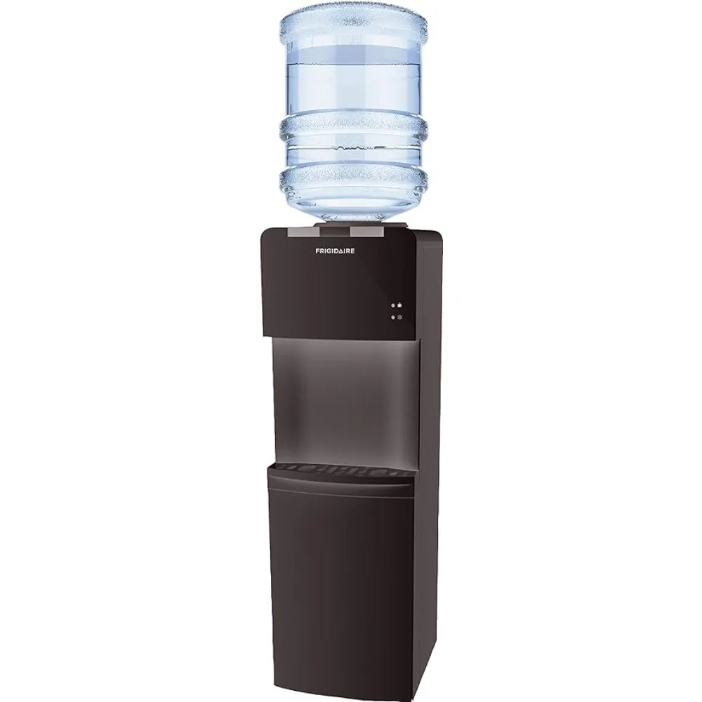 

Top Loading Cooler Dispenser -Hot & Cold Water - Child Safety Lock - Innovative Slim & Sleek Design, Holds 3-or 5-Gallon Bottles