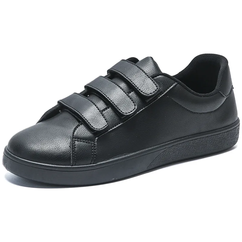 Fashion Sports Shoes Spring New All-Match Hook & Loop White Sneakers Men Leather Casual Shoes Male Korean Mens Slip on Sneakers
Fashion Sports Shoes Spring New All-Match Hook & Loop White Sneakers Men Leather Casual Shoes Male Korean Mens Slip on Sneakers