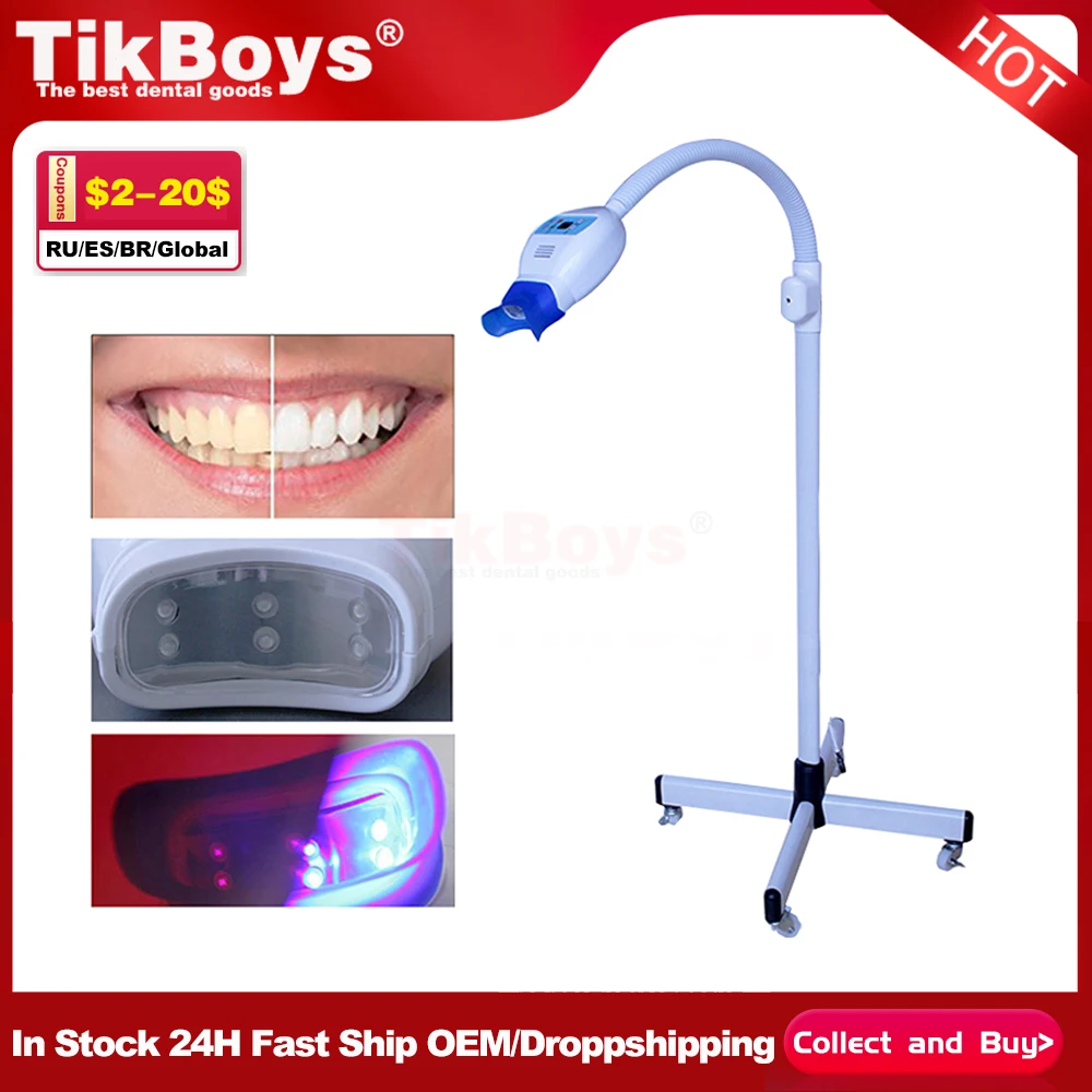 6 Pcs Led Teeth Whitening Accelerator Led Light Tooth Whitening Light Dental Teeth Whitening Machine for Dental Chair Unit
6 Pcs Led Teeth Whitening Accelerator Led Light Tooth Whitening Light Dental Teeth Whitening Machine for Dental Chair Unit