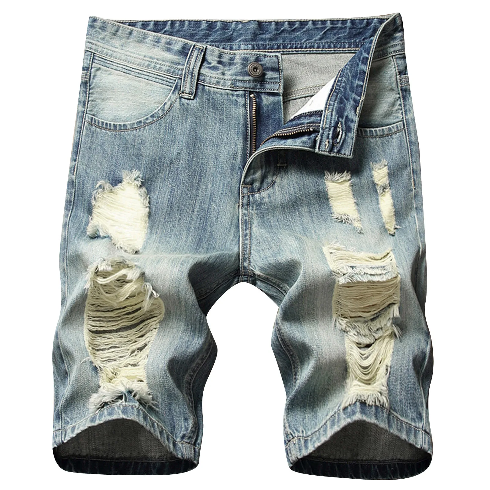 Mens Fashion Casual Straight Hole Buckle Zipper Denim Shorts Pants Trousers Toddler 4
Mens Fashion Casual Straight Hole Buckle Zipper Denim Shorts Pants Trousers Toddler 4