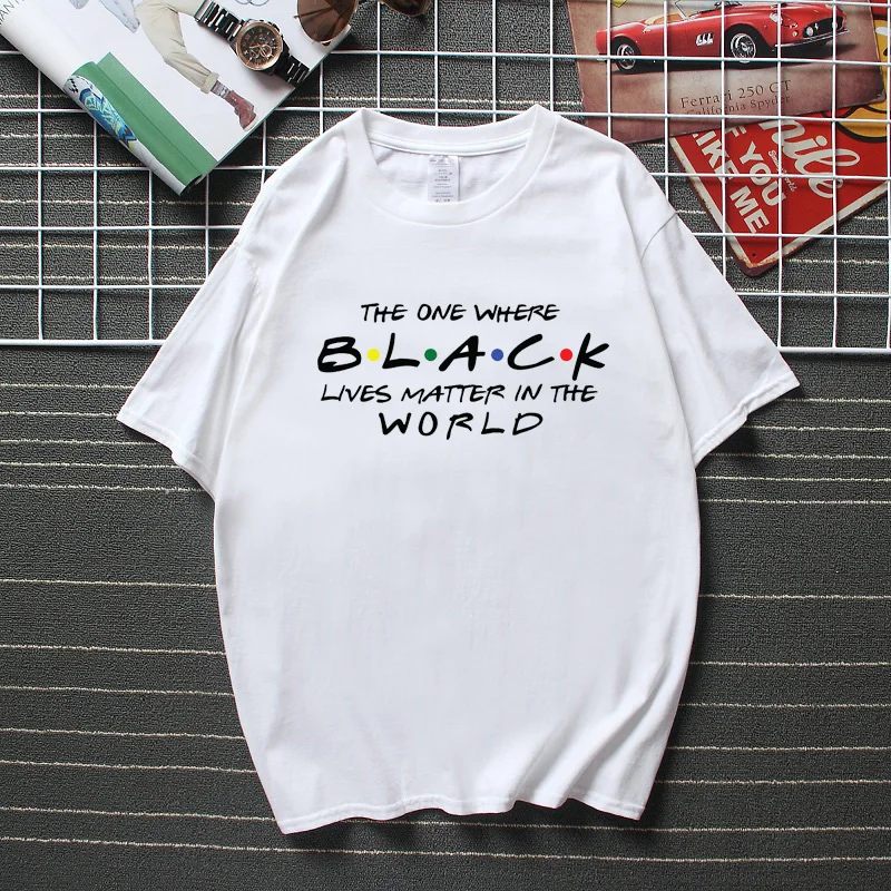 Black Lives Matter Mens T-Shirt Friends Justice T shirt New Summer Streetwear Camisetas Top Quality Cotton Unisex Tshirt
Black Lives Matter Mens T-Shirt Friends Justice T shirt New Summer Streetwear Camisetas Top Quality Cotton Unisex Tshirt