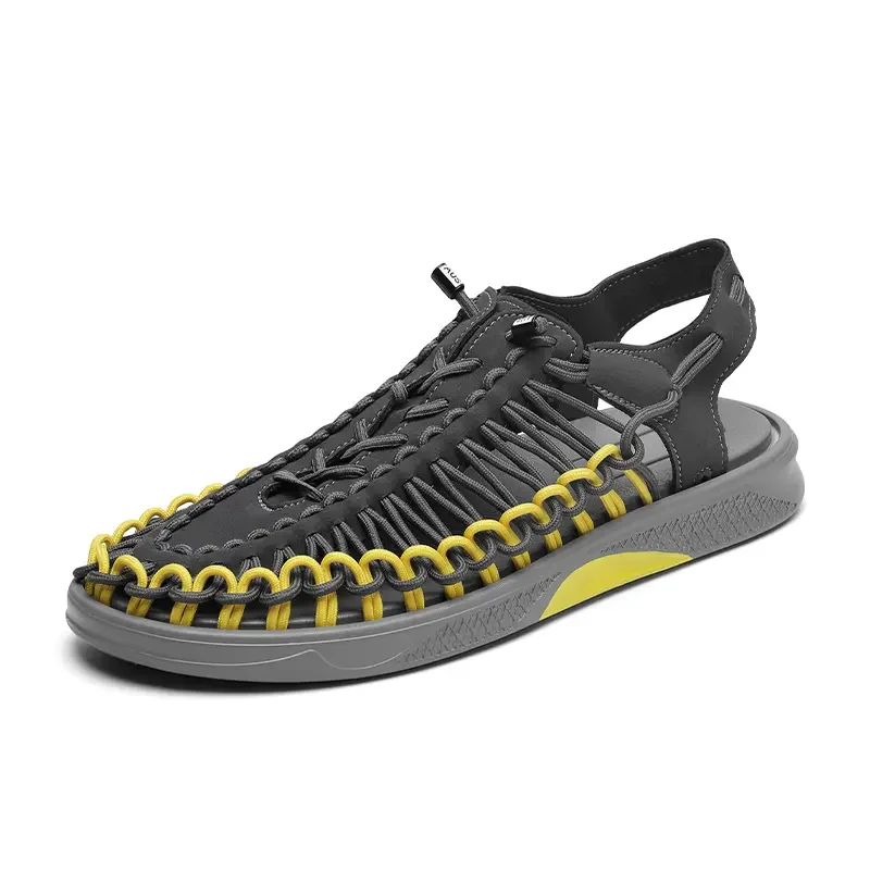 Men's Summer Mesh Casual Sandals Baotou Cover Foot Non Slip Breathable Comfortable Large Size Color Matching Beach Sandals 38-45
Men's Summer Mesh Casual Sandals Baotou Cover Foot Non Slip Breathable Comfortable Large Size Color Matching Beach Sandals 38-45
