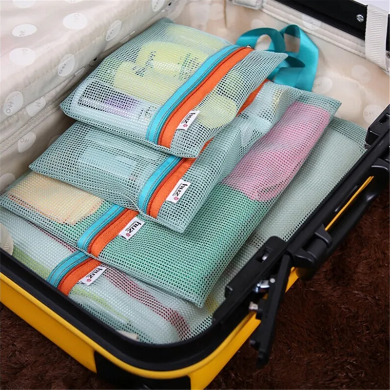4pcs/set Mini Women Mesh Cosmetic Bag Toothbrush Pencil Lipstick Makeup Make Up Organizer Transparent Bag Light Clutch Case
4pcs/set Mini Women Mesh Cosmetic Bag Toothbrush Pencil Lipstick Makeup Make Up Organizer Transparent Bag Light Clutch Case