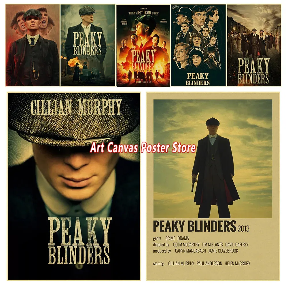 PeakyBlinders Poster Retro Movie Canvas Painting Vintage Room Home Bar Cafe Decor Aesthetic Art Wall Cine Picture Print Cuadros
PeakyBlinders Poster Retro Movie Canvas Painting Vintage Room Home Bar Cafe Decor Aesthetic Art Wall Cine Picture Print Cuadros