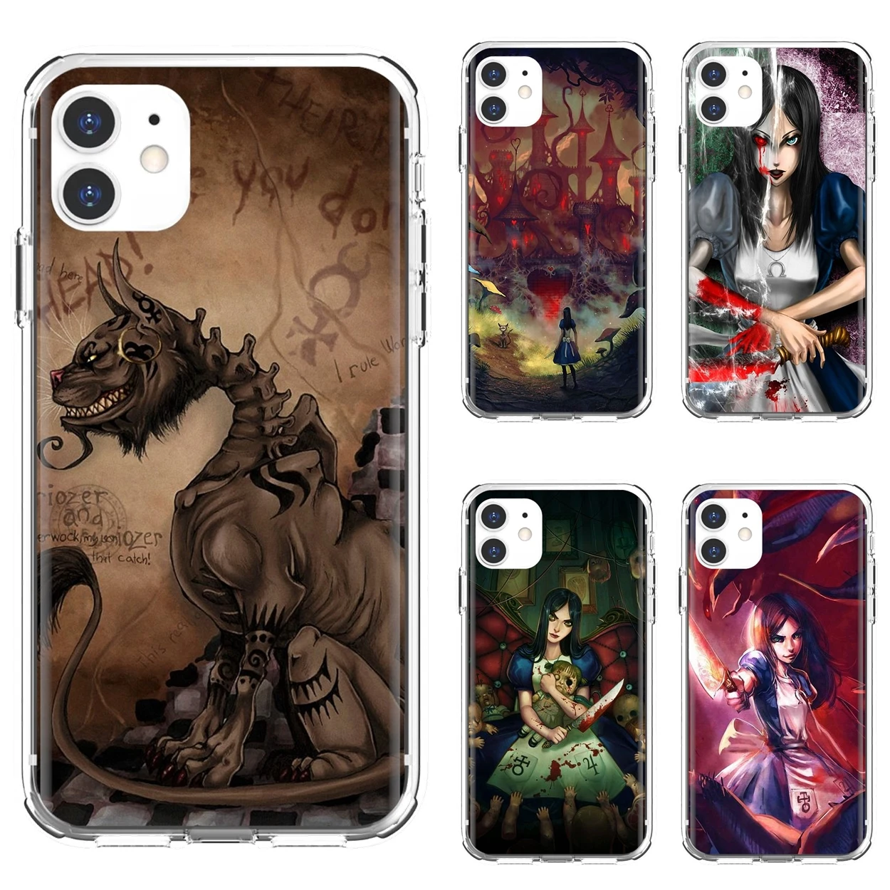 For iPhone 10 11 12 13 Mini Pro 4S 5S SE 5C 6 6S 7 8 X XR XS Plus Max 2020 Soft Covers American McGee's Alice Games Poster
For iPhone 10 11 12 13 Mini Pro 4S 5S SE 5C 6 6S 7 8 X XR XS Plus Max 2020 Soft Covers American McGee's Alice Games Poster