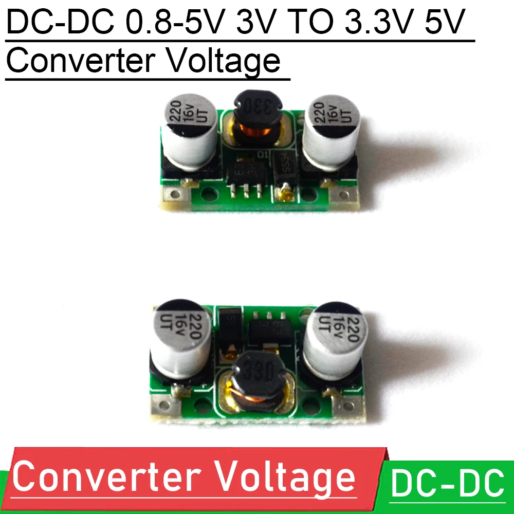 

MINI DC-DC boost module 0.8-5V TO 3.3V 5V 200MA Voltage regulated Step Up Power Circuit board
