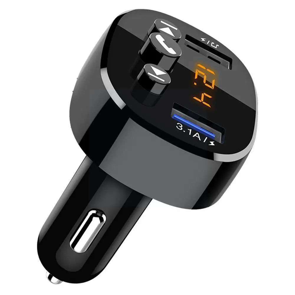 Car Wireless Mp3 Player, Car Bluetooth-compatible Multi-function Fast Type Version U Charging Disk Charger T9h4
Car Wireless Mp3 Player, Car Bluetooth-compatible Multi-function Fast Type Version U Charging Disk Charger T9h4