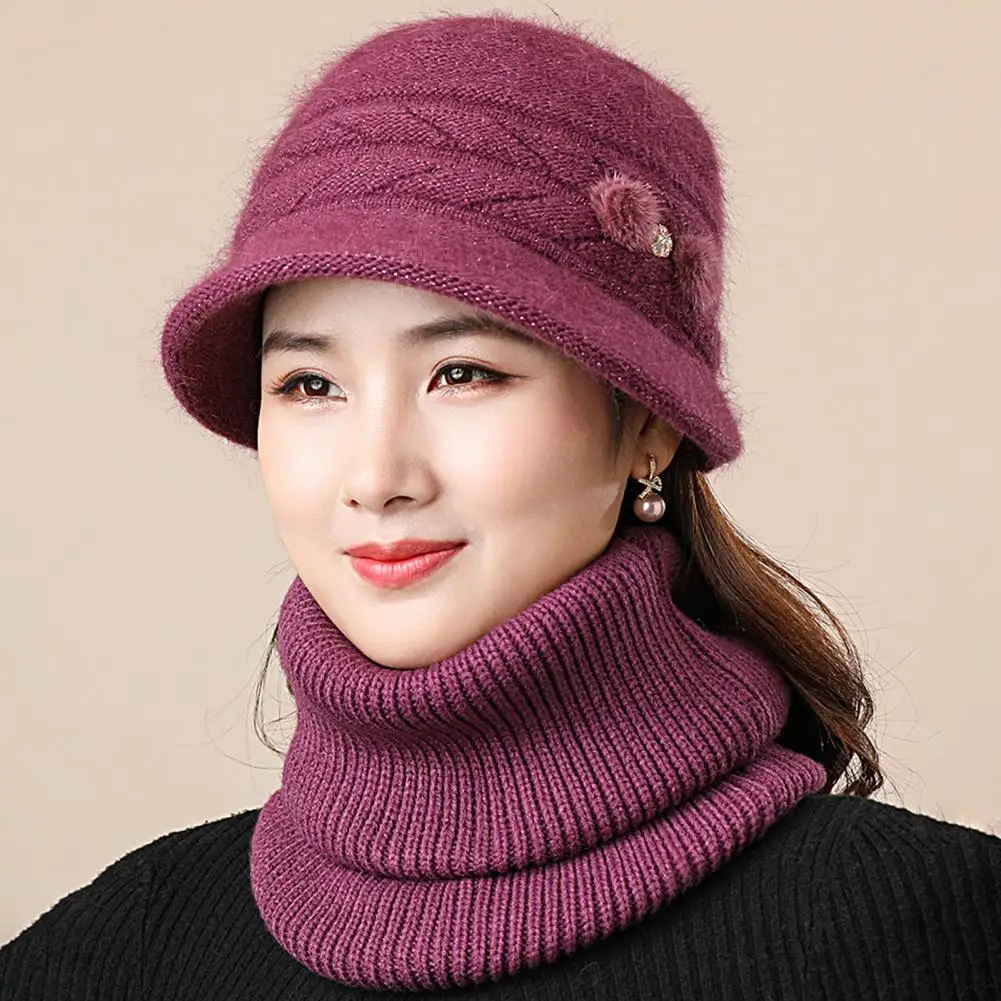 2Pcs/Set Fuzzy Comfortable Cold Resistant Cold Winter Thermal Adults Cap Scarf Kit Women Hat Neck Warmer for Outdoor
2Pcs/Set Fuzzy Comfortable Cold Resistant Cold Winter Thermal Adults Cap Scarf Kit Women Hat Neck Warmer for Outdoor