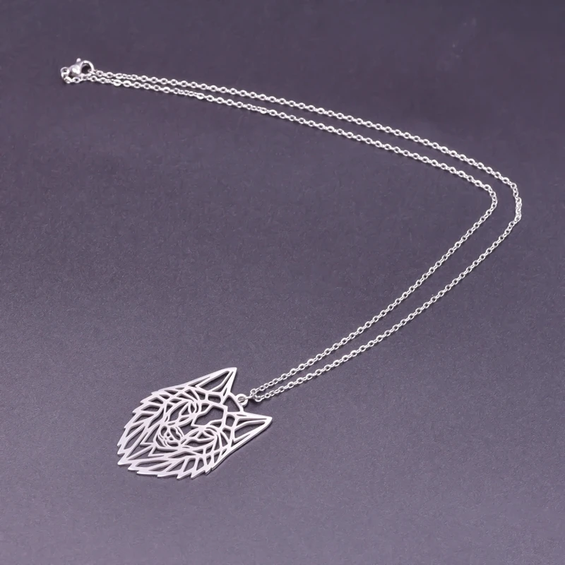 Neo-Gothic Wolf Head Men Necklace Stainless Steel Pendant Collar Trendy Choker Unisex Hip Hop Punk Street Jewelry Gifts 
Neo-Gothic Wolf Head Men Necklace Stainless Steel Pendant Collar Trendy Choker Unisex Hip Hop Punk Street Jewelry Gifts