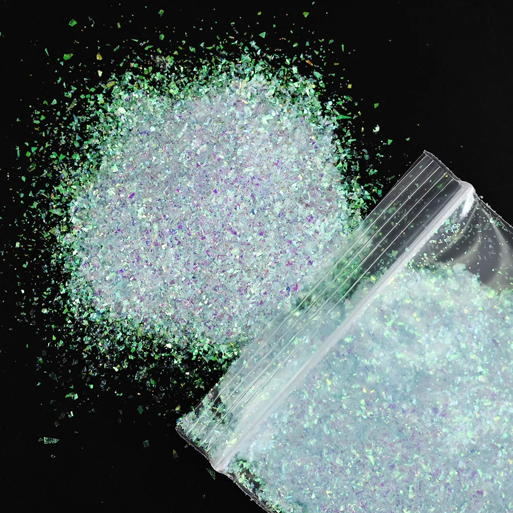 20g/Bag AB Iridescent Nail Art Glitter Ultra-thin Aurora Irregular Sequins Holographic Mirror Glass Flake Manicure Decoration Q3
20g/Bag AB Iridescent Nail Art Glitter Ultra-thin Aurora Irregular Sequins Holographic Mirror Glass Flake Manicure Decoration Q3