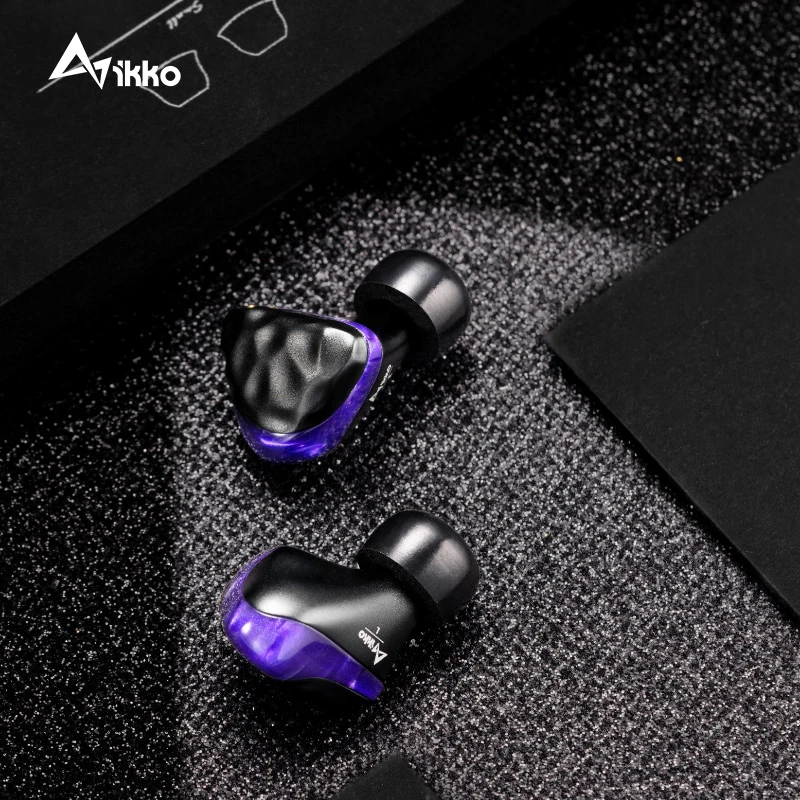 

IKKO Gems OH1S IEM Earbud Cable Headphones HIFI in-Ear Monitor Earphones Detachable MMCX High-Fidelity Music Headphone Earset