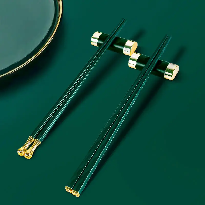 Japanese Chopsticks Kitchen Tableware Set Eating Food Sticks Chopsticks Helper Reusable Wands Household Green And Black Style
Japanese Chopsticks Kitchen Tableware Set Eating Food Sticks Chopsticks Helper Reusable Wands Household Green And Black Style