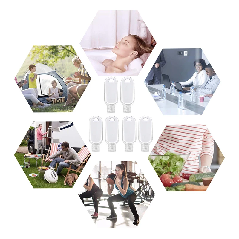Travel Size Bottle Empty Hand Disinfection Bottle Leak-proof Suitable for Cosmetics Shampoo Liquid Cosmetic Bottle 50ml
Travel Size Bottle Empty Hand Disinfection Bottle Leak-proof Suitable for Cosmetics Shampoo Liquid Cosmetic Bottle 50ml