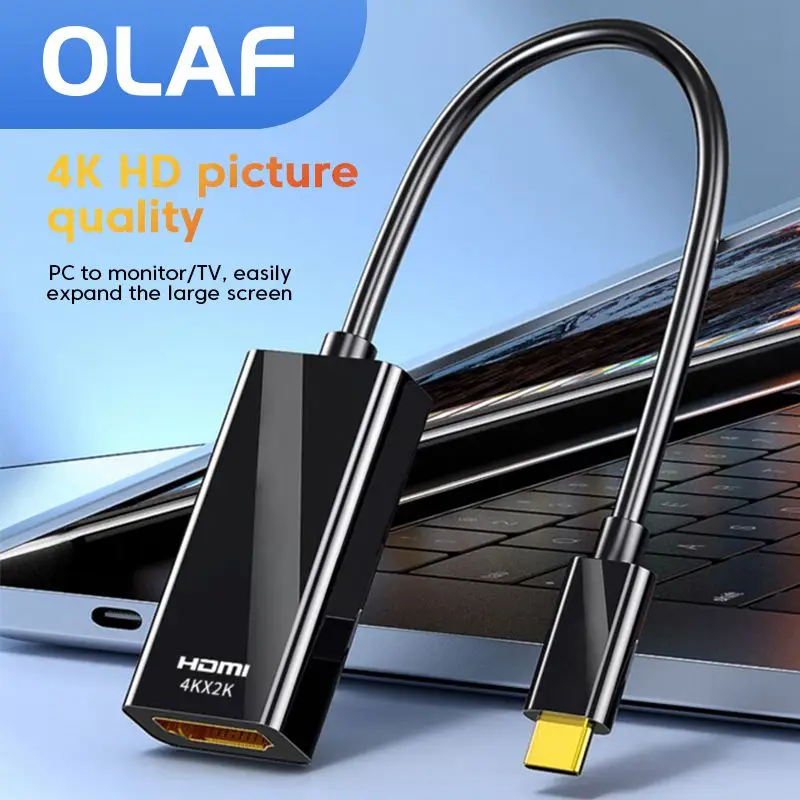 Адаптер Olaf Type C-HDMI-совместимый кабель USB Type-C-HDMI для телевизора адаптер для MacBook ноутбука ПК 4K 60 Гц преобразователь USB C-HD
Адаптер Olaf Type C-HDMI-совместимый кабель USB Type-C-HDMI для телевизора адаптер для MacBook ноутбука ПК 4K 60 Гц преобразователь USB C-HD