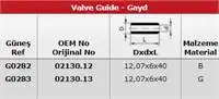 GUNES G0282-G0283 VALVE GAYDI (16 PCS) p206 GTI P406 YM P307 C4 C4 PICASSO XSARA VTS C8 P807 EW10J4 (2,0 16V) OLCU: (12,07 6*40
GUNES G0282-G0283 VALVE GAYDI (16 PCS) p206 GTI P406 YM P307 C4 C4 PICASSO XSARA VTS C8 P807 EW10J4 (2,0 16V) OLCU: (12,07 6*40