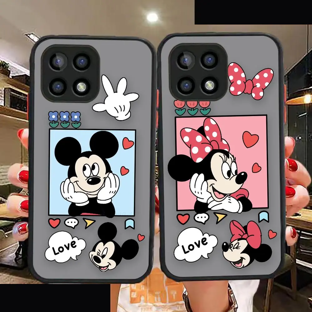 

Matte Case Funda Coque For OPPO A94 93 92 92S 91 83 74 73 72 71 59 57 16K 15 7 5 4G 5G 2020 2022 Case Funny Mickey Minnie Mouse​