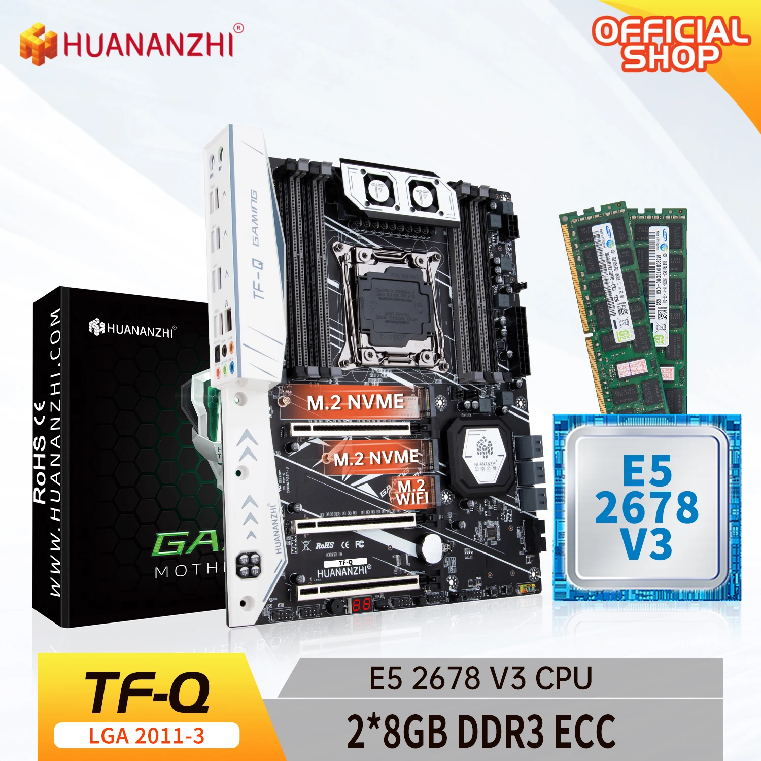 HUANANZHI TF Q LGA 2011-3 материнская плата с Intel XEON E5 2678 V3 с 2*8G DDR3 RECC память комбинированный комплект SATA USB
HUANANZHI TF Q LGA 2011-3 материнская плата с Intel XEON E5 2678 V3 с 2*8G DDR3 RECC память комбинированный комплект SATA USB