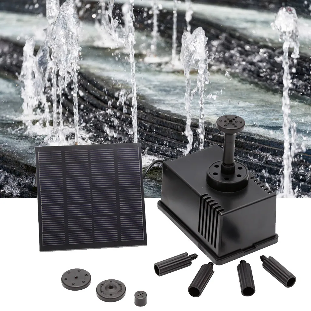 Sprinkler 3/4 to 1 Solar Pump Kit Standing 1.5W Solar Panel Water Pump For Garden Hose for Trampoline 
Sprinkler 3/4 to 1 Solar Pump Kit Standing 1.5W Solar Panel Water Pump For Garden Hose for Trampoline