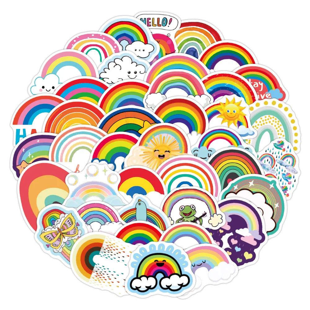 10/30/50pcs Rainbow Bridge Cartoon Waterproof Sticker DIY Skateboard Fridge Motorcycle Luggage Cute Graffiti Sticker Toy
10/30/50pcs Rainbow Bridge Cartoon Waterproof Sticker DIY Skateboard Fridge Motorcycle Luggage Cute Graffiti Sticker Toy